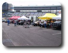  ROMCO pit area in the South Paddock parking area.