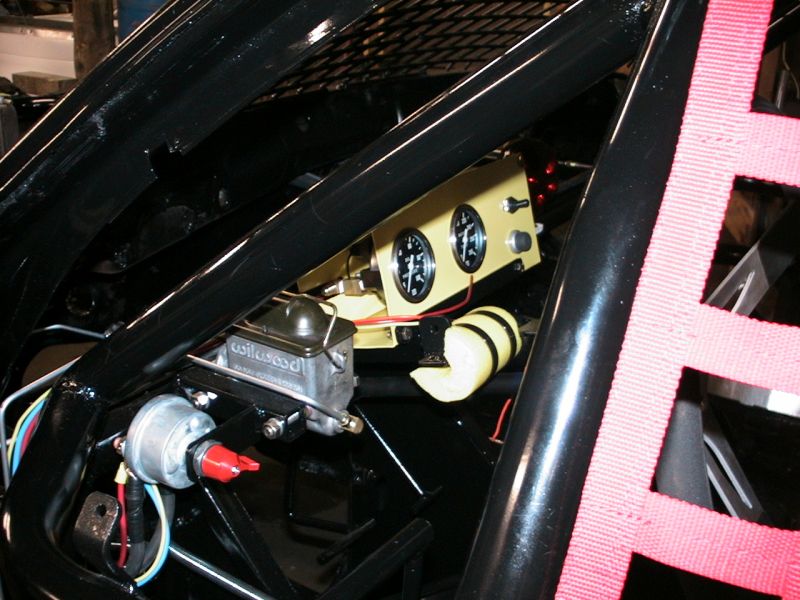  Battery cutoff switch, Brake master cylinder, and Gauges