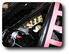  Battery cutoff switch, Brake master cylinder, and Gauges