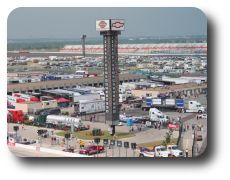  The scoring tower with the final results